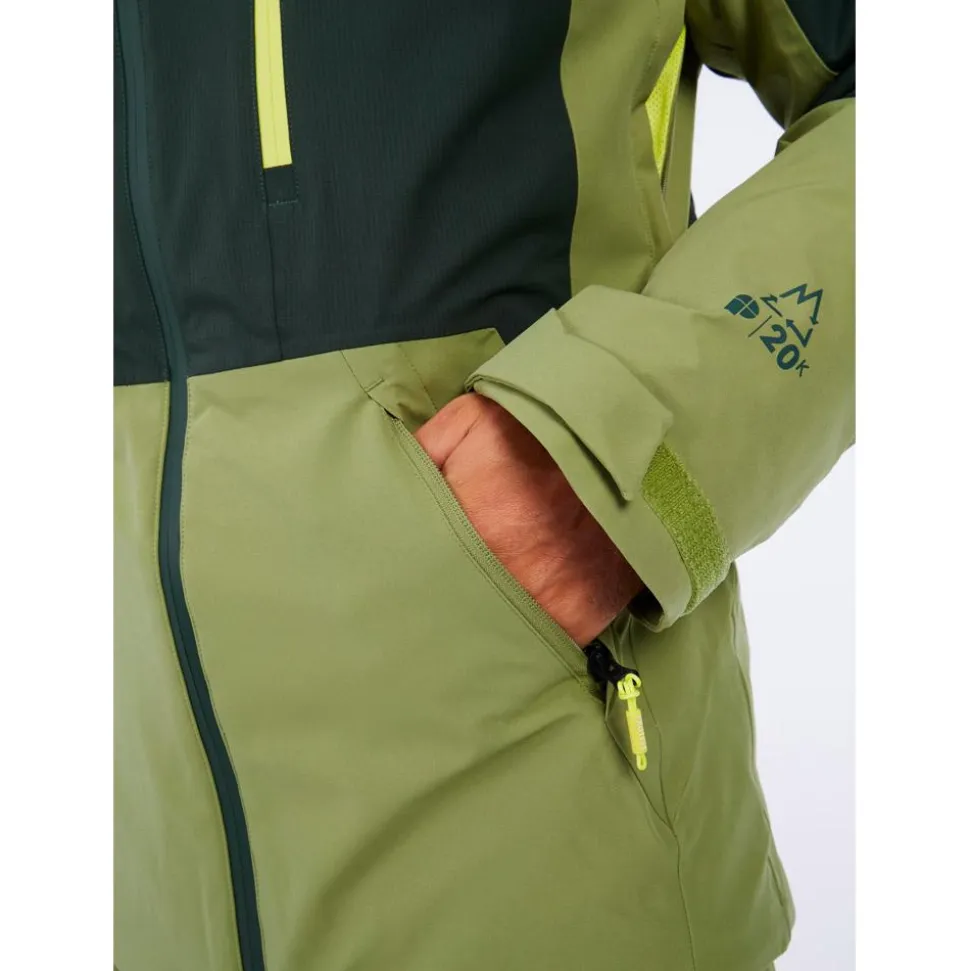 Giubbotto tecnico Protest PrtZoot Snow Jacket Herbal Green