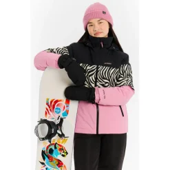 Giubbotto tecnico Protest PRTMorena Junior Snow Jacket Vintage Pink