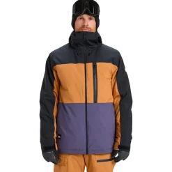 Giubbotto tecnico Quiksilver Sycamore Block 20K Jacket Almond