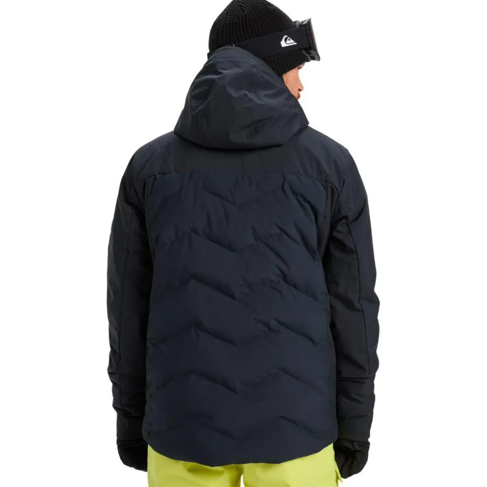Giubbotto tecnico Quiksilver The Edge Jacket True Black