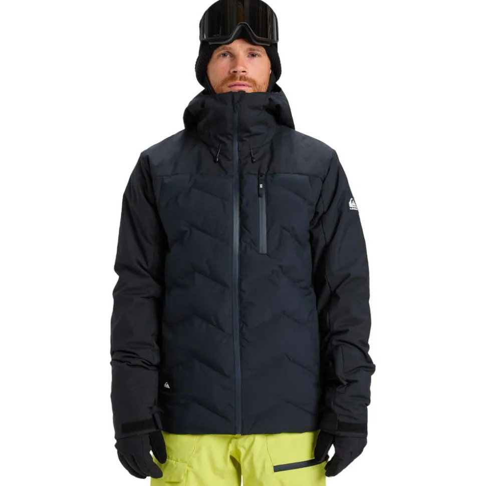 Giubbotto tecnico Quiksilver The Edge Jacket True Black