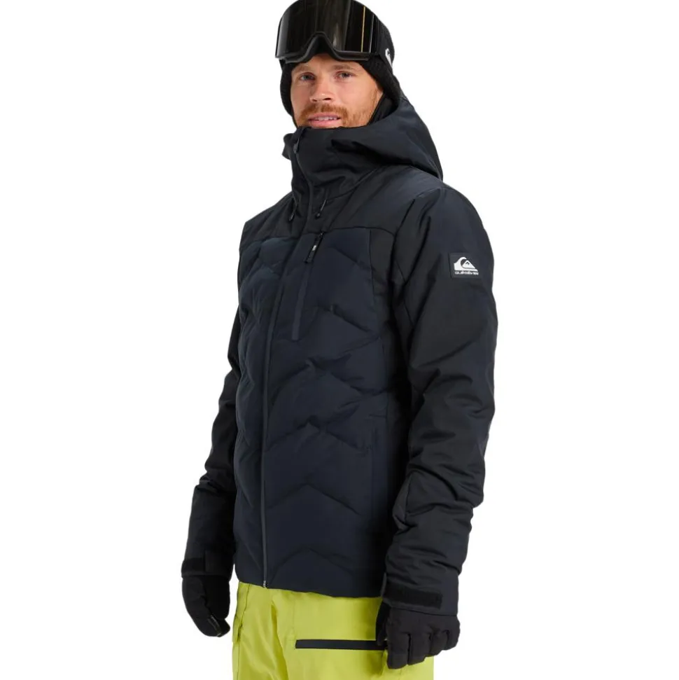 Giubbotto tecnico Quiksilver The Edge Jacket True Black