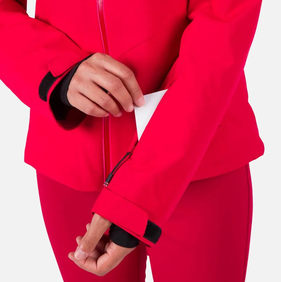 Giubbotto tecnico Rossignol W Strawpile Jkt Ruby Red