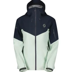 Giubbotto tecnico Scott W's Explorair 3L Jacket Fresh Green Dark Blue
