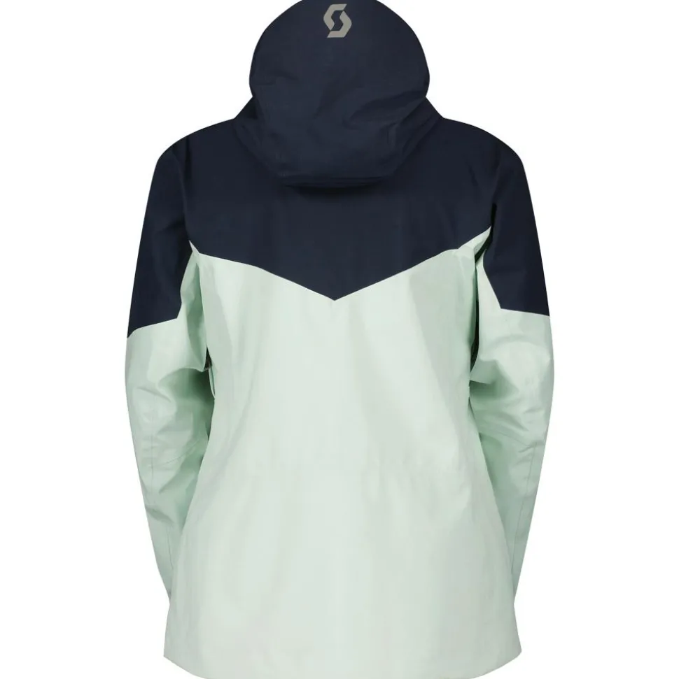 Giubbotto tecnico Scott W's Explorair 3L Jacket Fresh Green Dark Blue