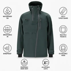 Giubbotto tecnico Slope Zuko M's Jacket Darkest Spruce