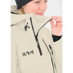 Giubbotto tecnico Slope Zuko W's Ski Jacket Silver Lining