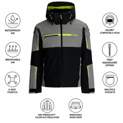 Giubbotto tecnico Spyder Titan Jacket Black