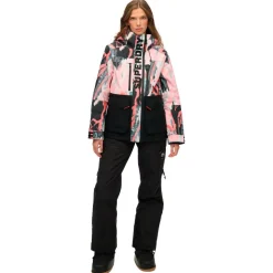 Giubbotto tecnico Superdry Ultimate Freestyle Ski Jacket W's Coup De Pinceau AOP