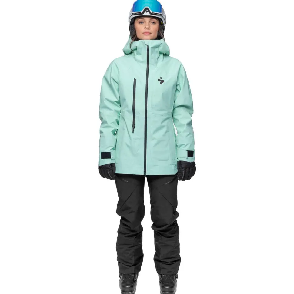 Giubbotto tecnico Sweet Protection Crusader X Gore-Tex Jacket W Turquoise