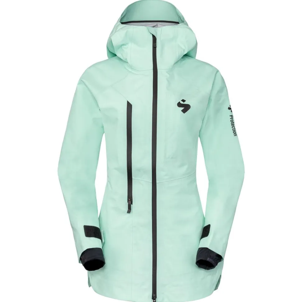 Giubbotto tecnico Sweet Protection Crusader X Gore-Tex Jacket W Turquoise