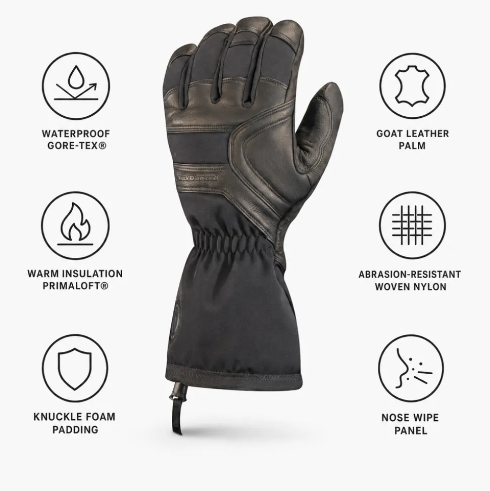 Guanti Black Diamond Crew Gloves Black