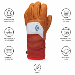 Guanti Black Diamond Women's Impulse Gloves Henna Belay Blue