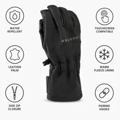 Guanti Burton Ak Tech Gloves True Black