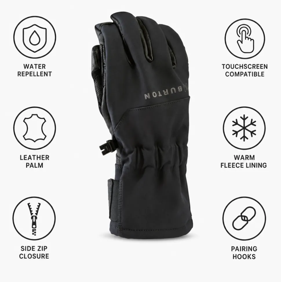 Guanti Burton Ak Tech Gloves True Black