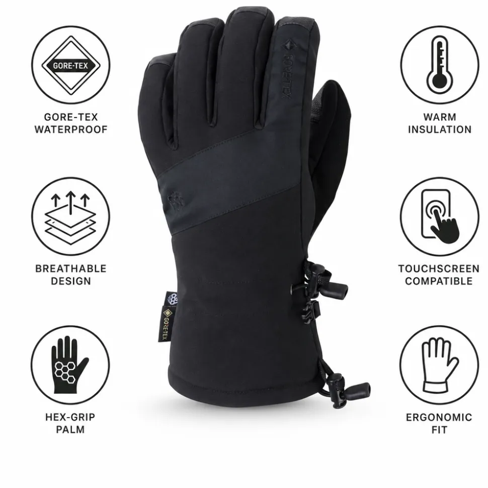 Guanti 686 Gore-Tex Linear Glove Black