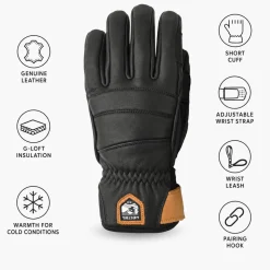 Guanti Hestra Women's Fall Line Glove Black