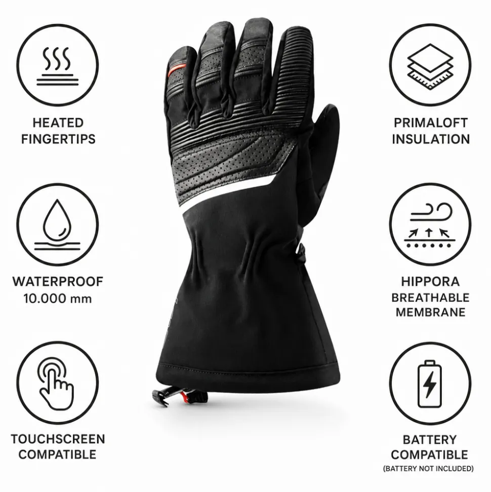 Guanti Lenz Heat Glove 6.0 Finger Cap Men Black