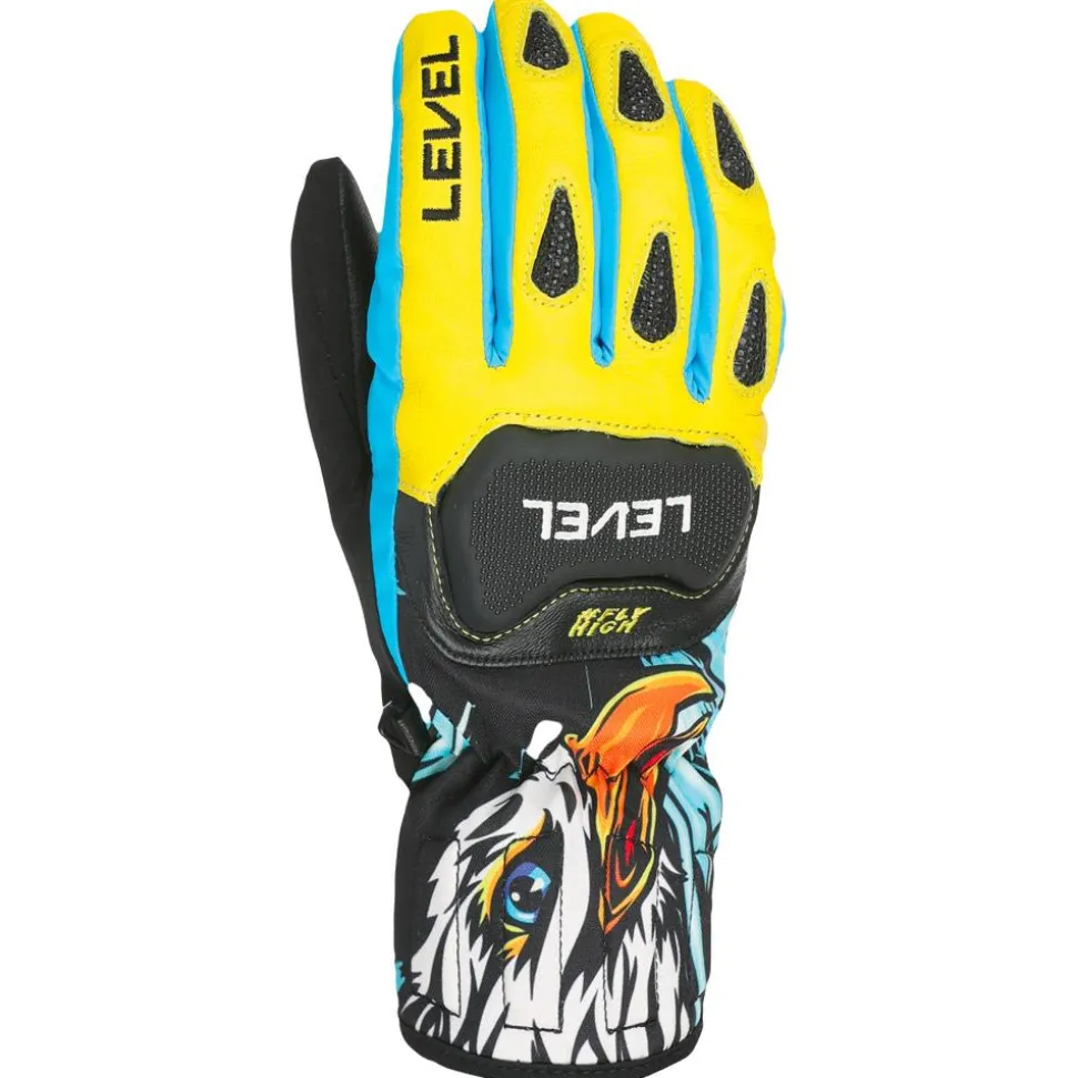 Guanti Level Race Replica Glove Yellow Blue