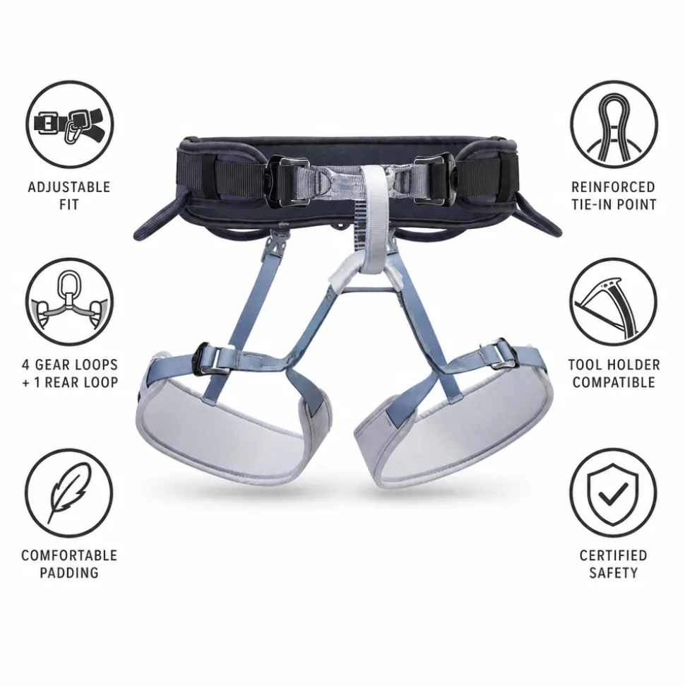 Imbracature Petzl Corax Dark Grey