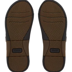 Infradito Reef Leather Offshore Dark Brown