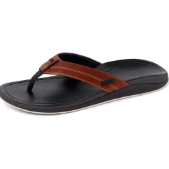 Infradito Reef Leather Offshore Tan