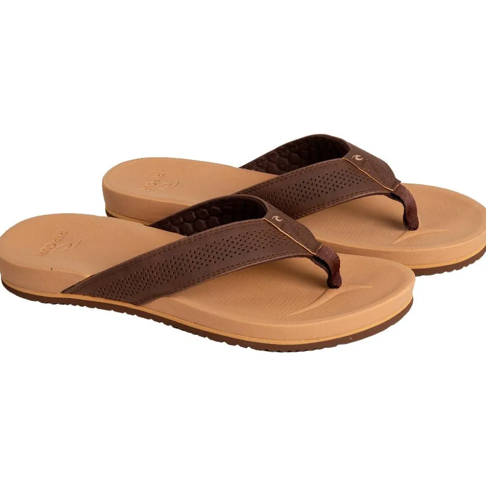 Infradito Rip Curl Chiba 2.0 Bloom Open Toe Brown Tan