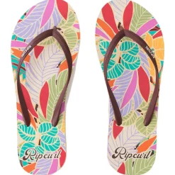 Infradito Rip Curl Mixed Bloom Open Toe Dark Chocolate