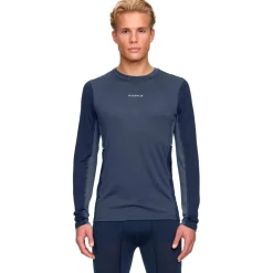 Intimo Tecnico Bjorn Daehlie Warm Wool Long Sleeve Dark Denim