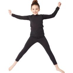 Intimo Tecnico Damart Sport Comfort Thermolactyl 4 Col Rond Jr Noir