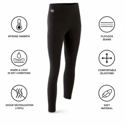 Intimo Tecnico Damart Sport Collant Comfort Thermolactyl 4 Jr Noir