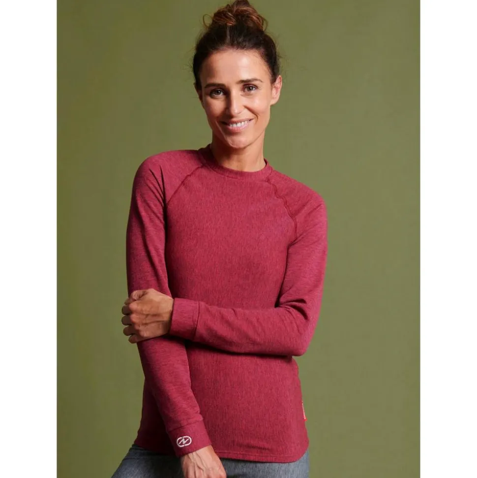 Intimo Tecnico Damart Sport Comfort Thermolactyl 3 Col Rond W Rose Chine
