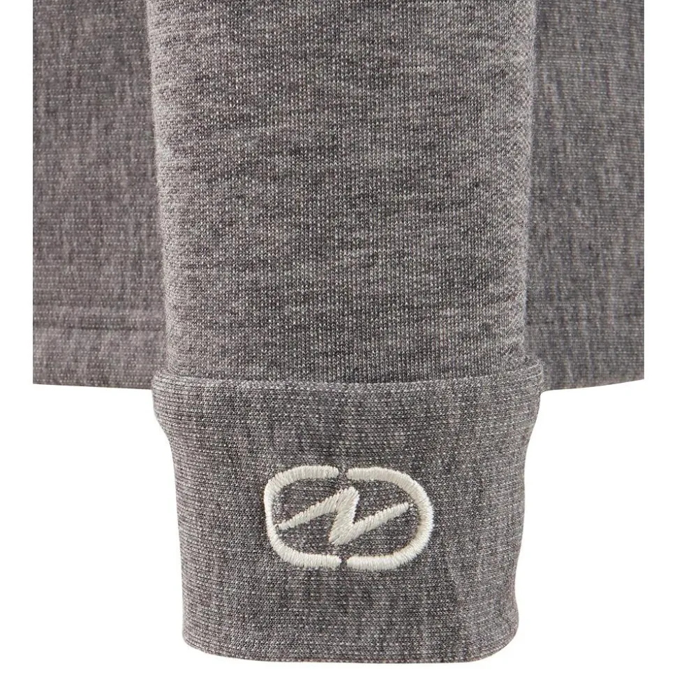 Intimo Tecnico Damart Sport Comfort Thermolactyl 3 Col Rond Gris Chine Moyen