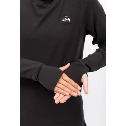 Intimo Tecnico Eivy Icecold Merino Wool Gaiter Rib Top Black