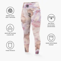 Intimo Tecnico Eivy Pocket Merino Wool Tights Aquarelle