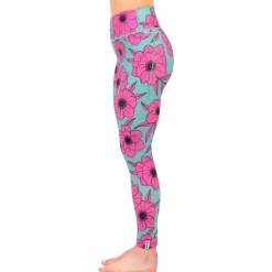 Intimo Tecnico Eivy Pocket Tights Turquoise Flower