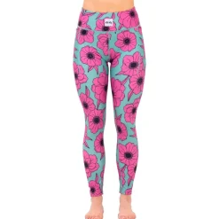 Intimo Tecnico Eivy Pocket Tights Turquoise Flower