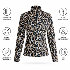 Intimo Tecnico Fusalp Orion Leopard Leopard Flou Savane