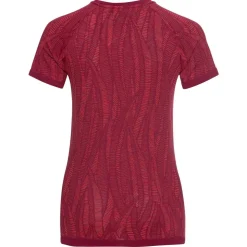 Intimo Tecnico Odlo Blackcomb Light Eco BI Top Crew Neck S/S Raspberry Fudge/ Space Dye