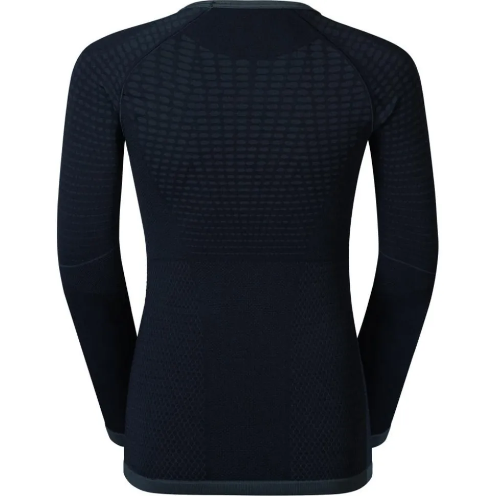 Intimo Tecnico Odlo Performance Warm Kids Top Crew Neck Ls Black Black