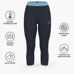 Intimo Tecnico Odlo Revelstoke Pw 150 Bottom W Provincial Blue Dark Sapphir