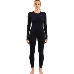 Intimo Tecnico Odlo Top Crew Neck L/S Merino 200 W Black