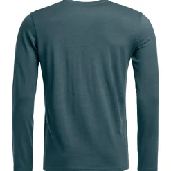 Intimo Tecnico Ortovox 185 Rock'n'wool Long Sleeve M Dark Artic Grey