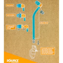 Kit tubi Source Helix Tube Kit Light Blue