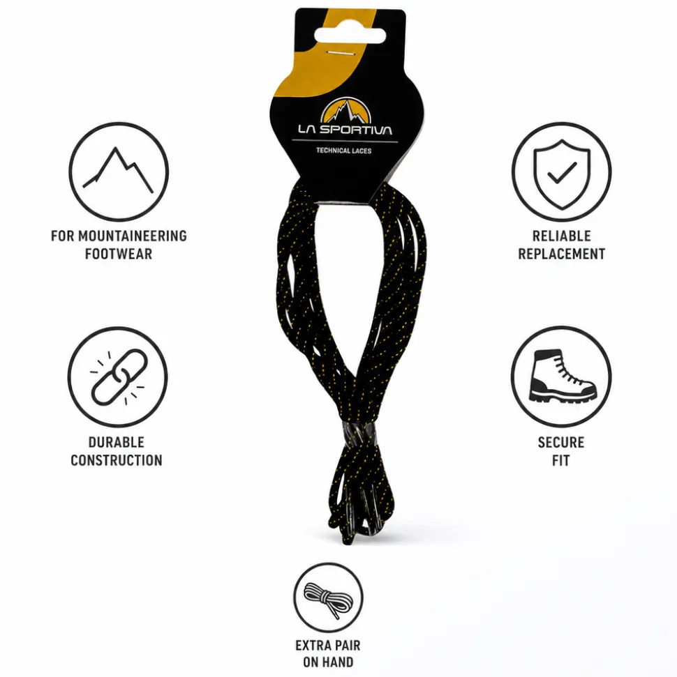 Lacci La Sportiva Approach Black Yellow