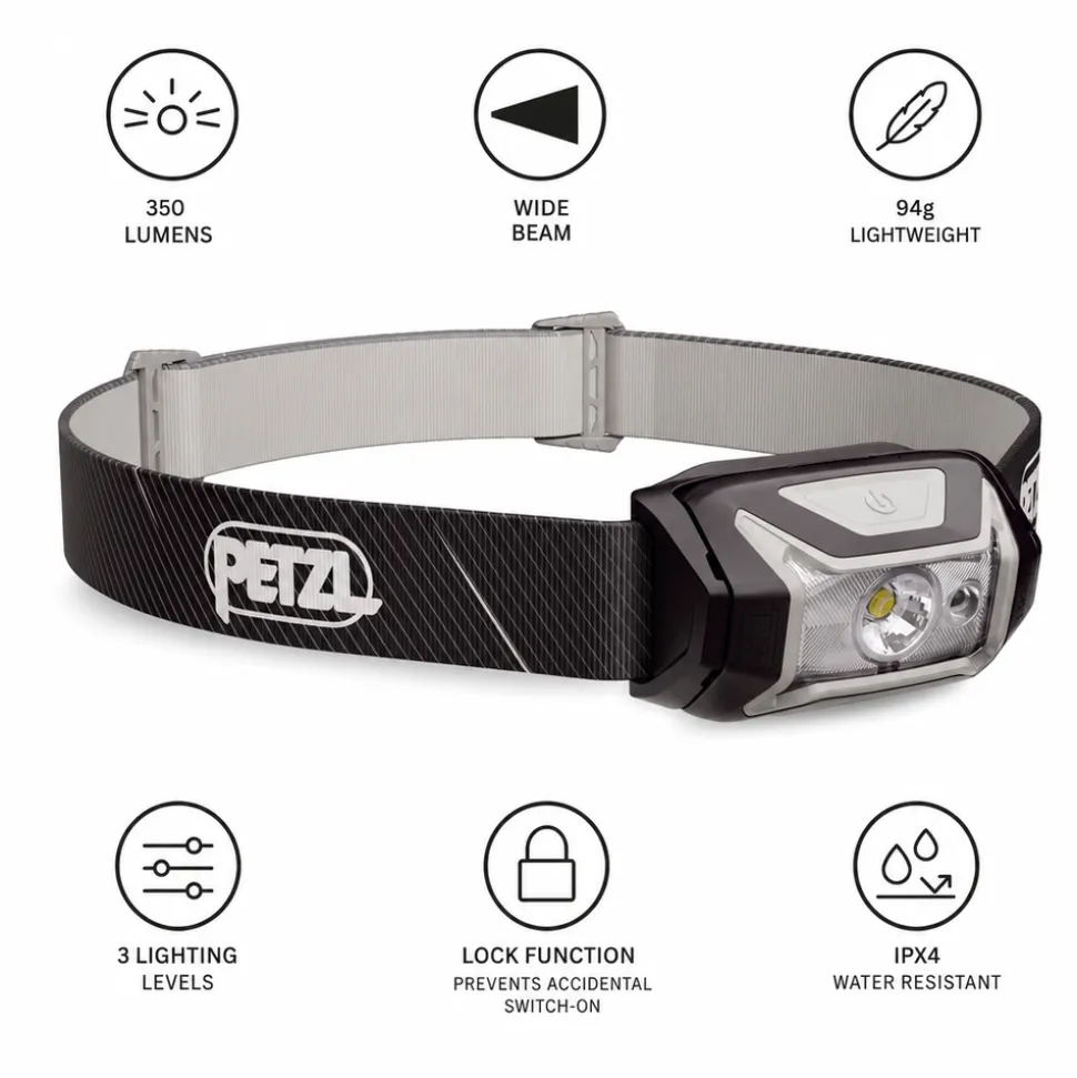 Lampade frontali Petzl Tikka Black