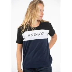 Maglietta Animoz Inyo Bleu Blanc Noir