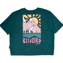 Maglietta Bleubird Solace Cropped Teal