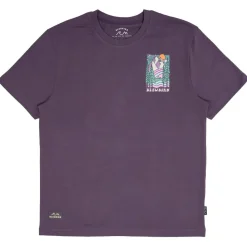 Maglietta Bleubird Trailhead Cropped Plum