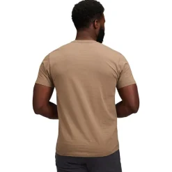 Maglietta da arrampicata Black Diamond Stripe Short Sleeve Walnut Mushroom